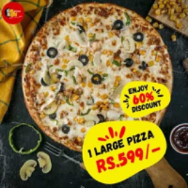 Day Night Pizza! Enjoy 60% Discount On Deal 1 For Rs.599/-image-1125